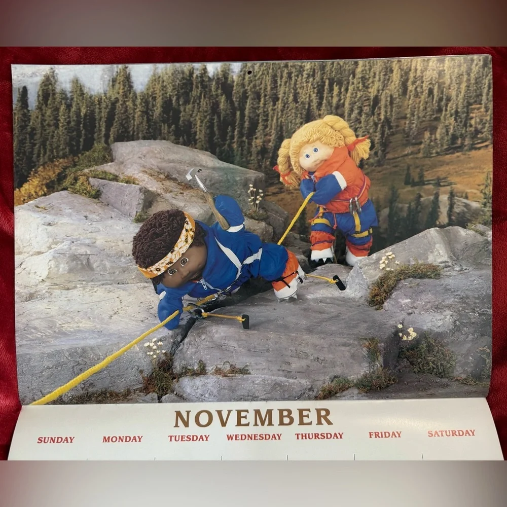 Vintage 1993 Cabbage Patch Kids 10th Birthday Calendar